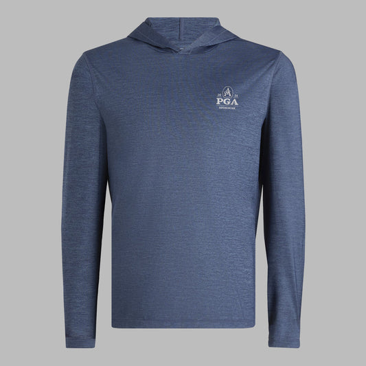 G/FORE - 2026 PGA MÉLANGE ICE NYLON HOODIE |PULLOVERS & QUARTER-ZIPS |G/FORE