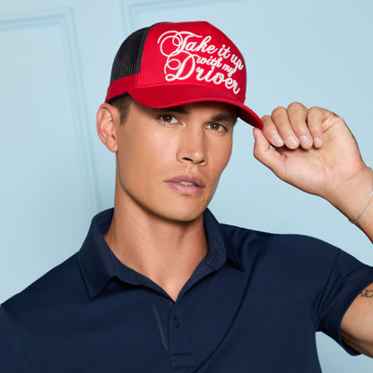 G/FORE - TAKE IT UP WITH MY DRIVER TRUCKER HAT |HATS