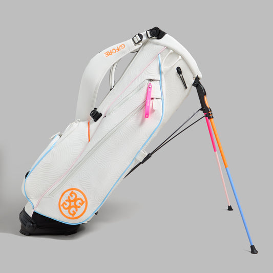G/FORE - LTD RELEASE TRIPPY QUILTED DAYTONA PLUS CARRY GOLF BAG
