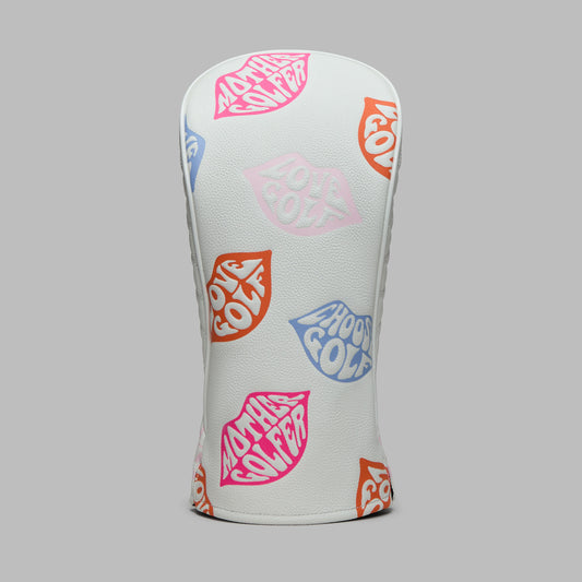 G/FORE - EMBOSSED LOVE G LEATHER DRIVER HEADCOVER