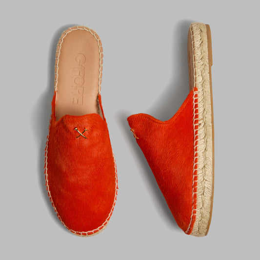 G/FORE - METAL TEES PONY HAIR ESPADRILLE