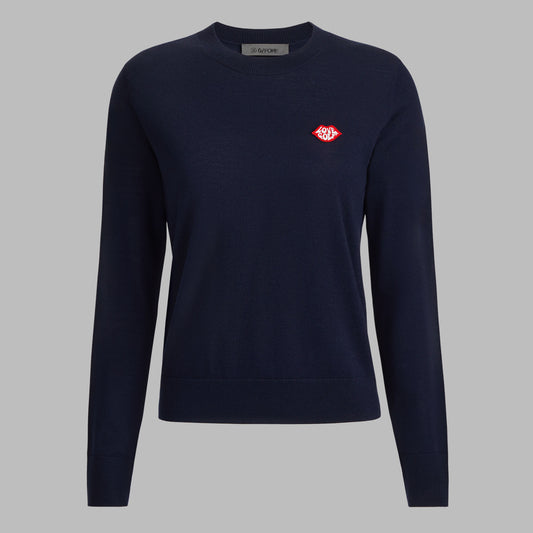 G/FORE - LOVE GOLF MERINO WOOL CREWNECK SWEATER