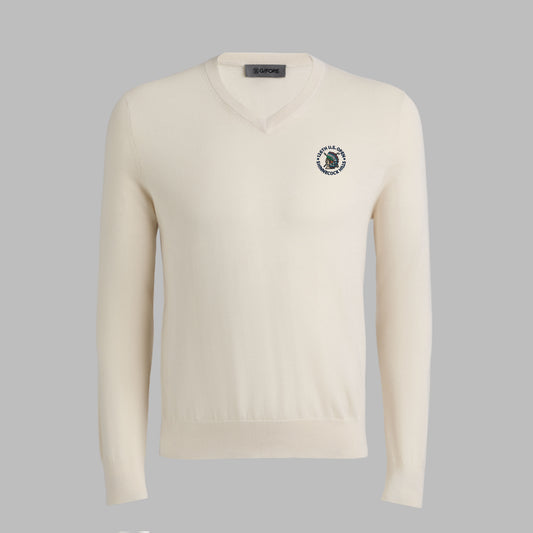 G/FORE - LTD RELEASE 2026 U.S. OPEN G SCRIBE VERSE V NECK CASHMERE SWEATER