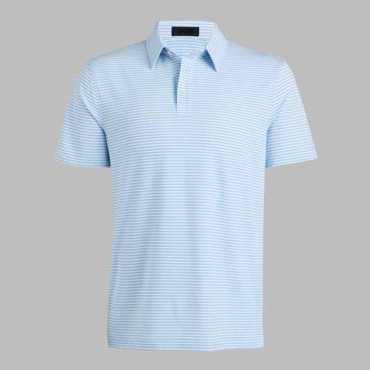 G/FORE - ALL PLAY STRIPE STRETCH KNIT POLO