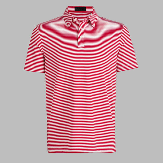 G/FORE - ALL PLAY STRIPE STRETCH KNIT POLO