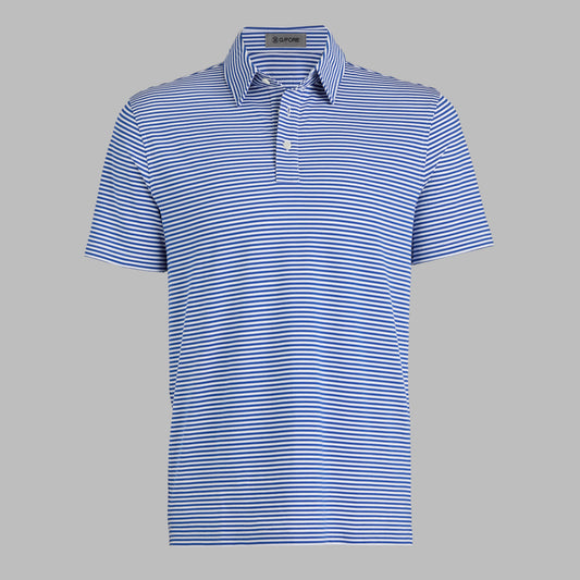 G/FORE - ALL PLAY STRIPE STRETCH KNIT POLO