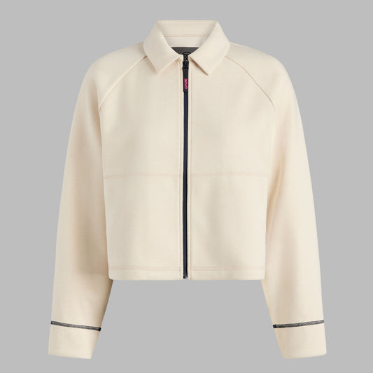 G/FORE - COZY DOUBLE KNIT CROPPED COLLARED JACKET