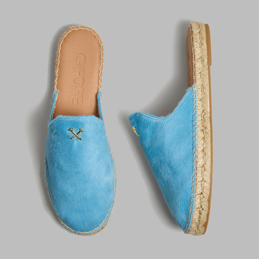G/FORE - METAL TEES PONY HAIR ESPADRILLE
