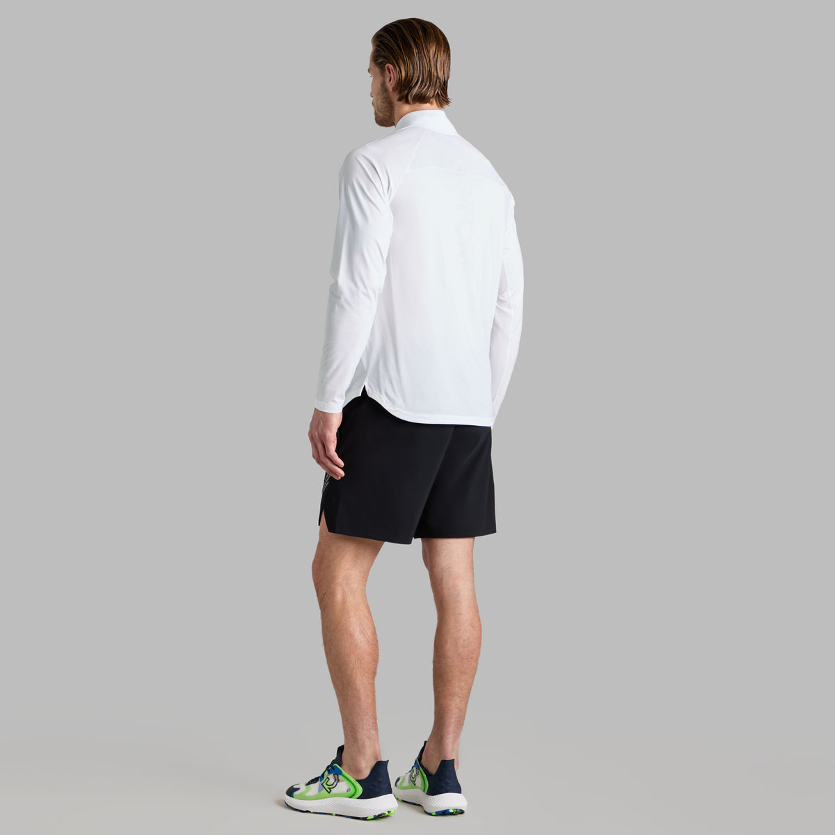 G/FORE - TECH MÉLANGE RAGLAN QUARTER ZIP PULLOVER