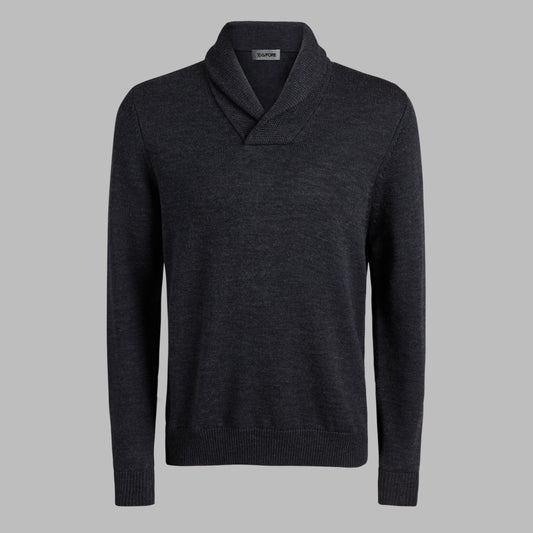 G/FORE - SHAWL COLLAR MERINO WOOL SWEATER