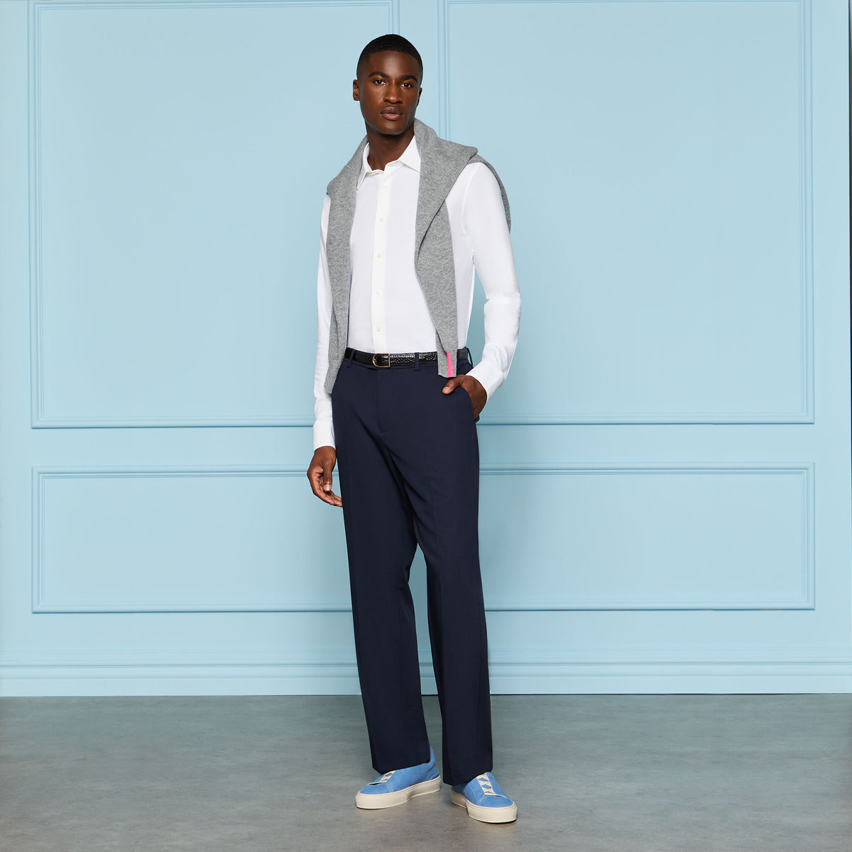 G/FORE - LUXE COTTON BLEND SHIRT
