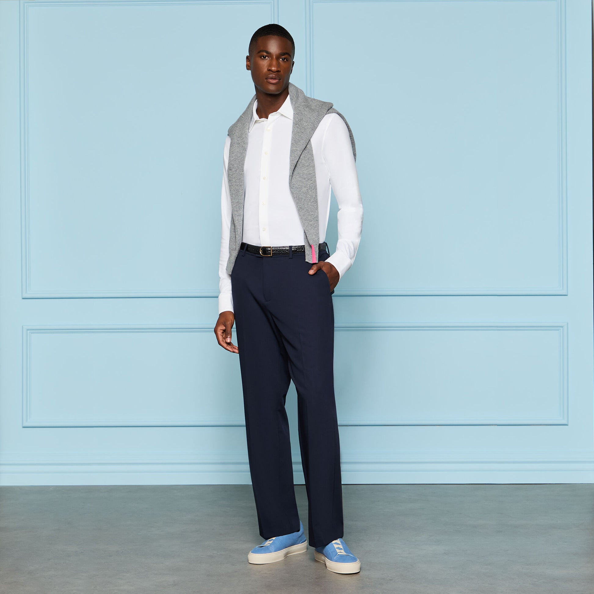 G/FORE - LUXE COTTON BLEND SHIRT