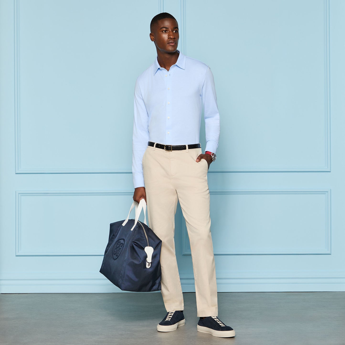 G/FORE - LUXE COTTON BLEND SHIRT