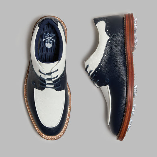 G/FORE - LTD RELEASE GALLIVANTER G/LOCK LEATHER LUXE SOLE DERBY GOLF SHOE