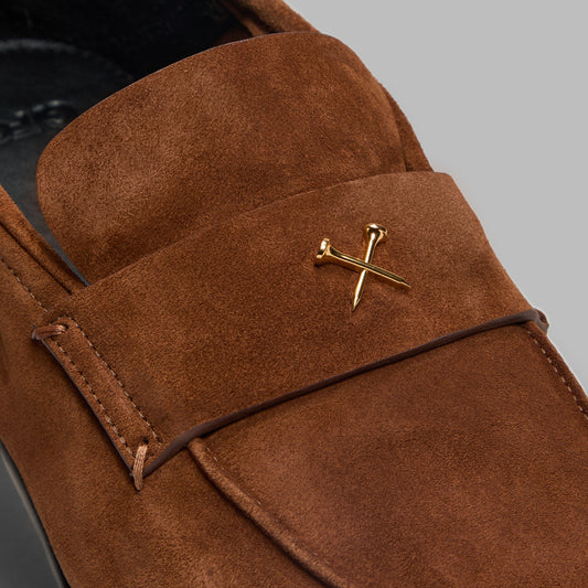 G/FORE - METAL TEES SUEDE FLEX LOAFER