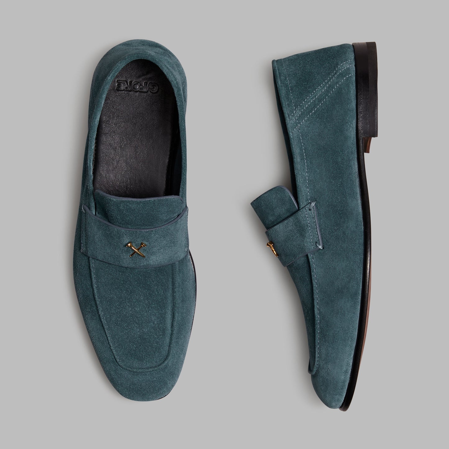 G/FORE - METAL TEES SUEDE FLEX LOAFER