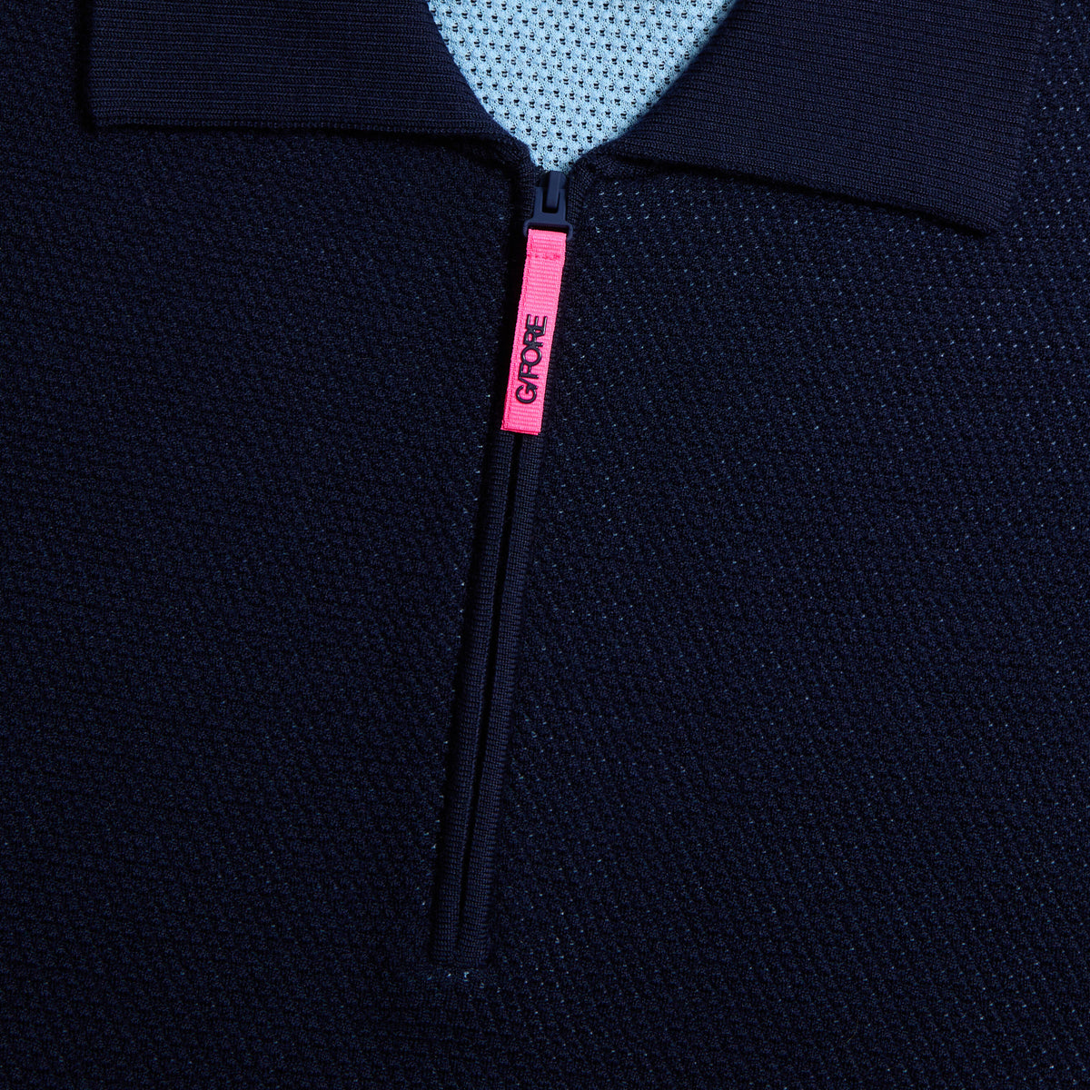 G/FORE - 1/4 ZIP SHORT SLEEVE SWEATER POLO
