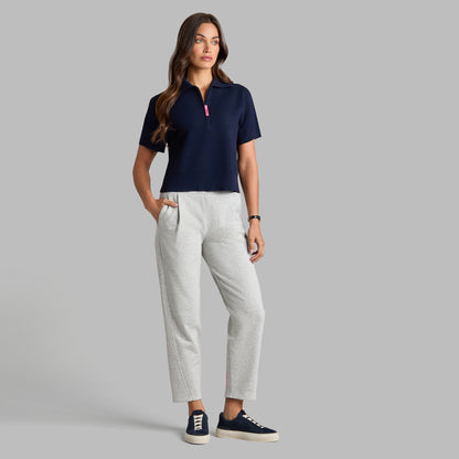 G/FORE - 1/4 ZIP SHORT SLEEVE SWEATER POLO