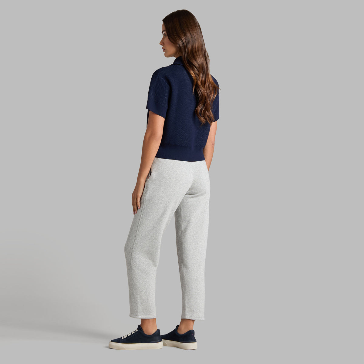 G/FORE - 1/4 ZIP SHORT SLEEVE SWEATER POLO