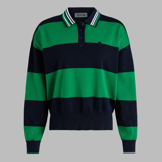 G/FORE - RUGBY MERINO WOOL SWEATER POLO