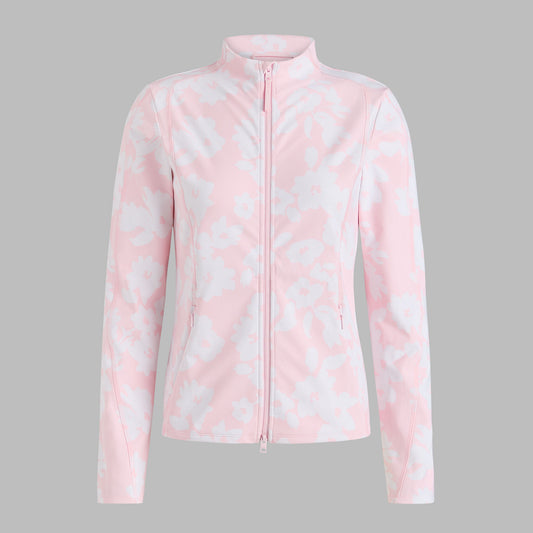 G/FORE - PRINTED BRUSH BACK STRETCH PULLOVER