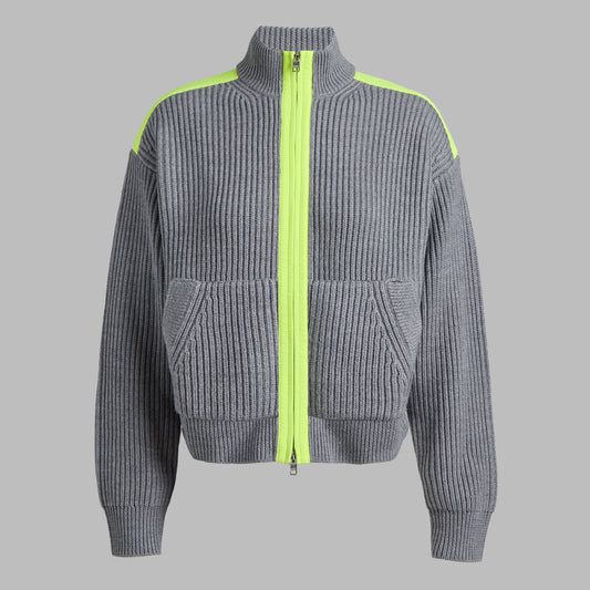 G/FORE - FUNNEL NECK MERINO WOOL SWEATER JACKET