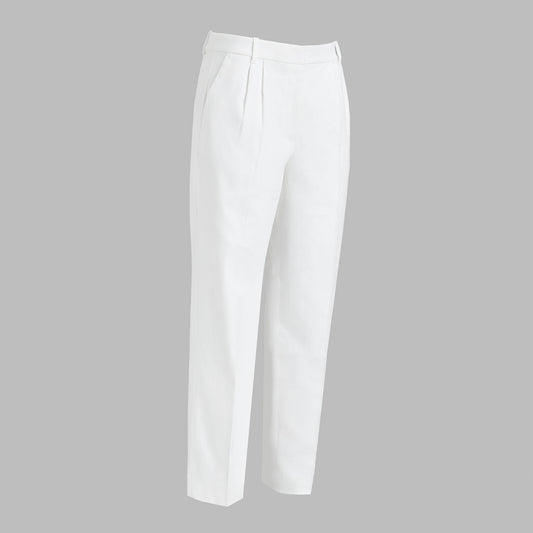 G/FORE - LTD RELEASE LINEN CROPPED PLEATED TROUSER