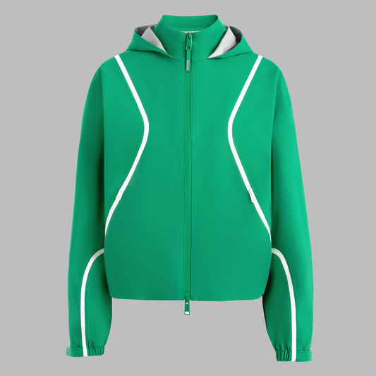 G/FORE - PANELED WATER REPELLENT HOODED JACKET