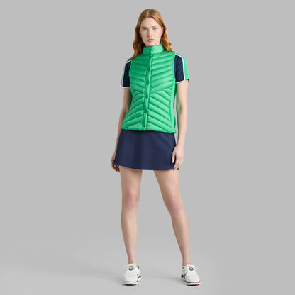 G/FORE - V-DOWN QUILTED STRETCH TECH INTERLOCK VEST