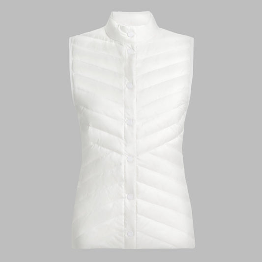 G/FORE - V-DOWN QUILTED STRETCH TECH INTERLOCK VEST