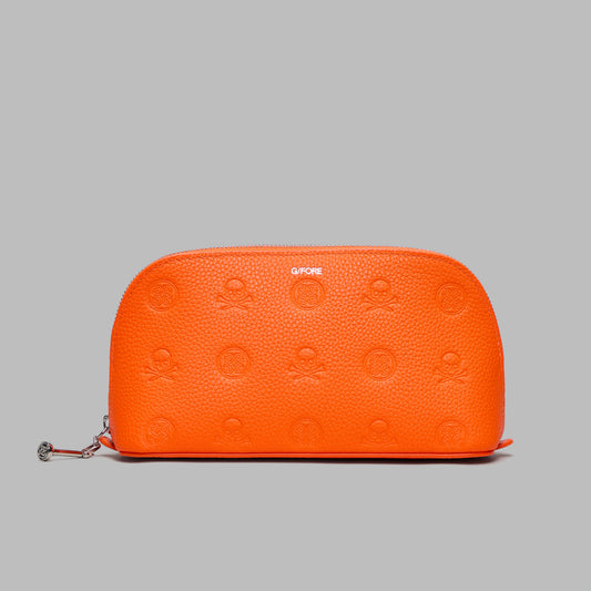 G/FORE - EMBOSSED SKULL & TEES COSMETICS CASE
