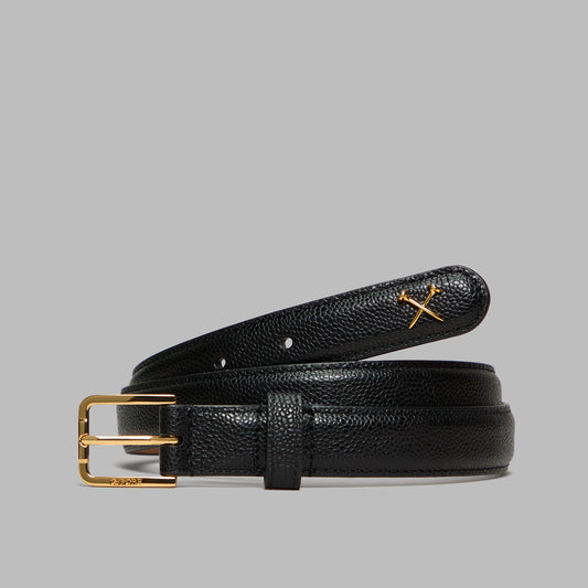 G/FORE - METAL TEES PEBBLE LEATHER BELT