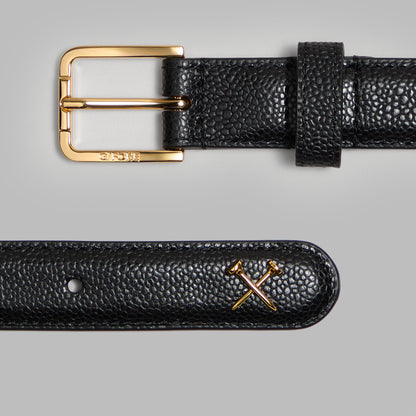 G/FORE - METAL TEES PEBBLE LEATHER BELT