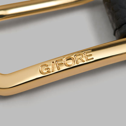 G/FORE - METAL TEES PEBBLE LEATHER BELT
